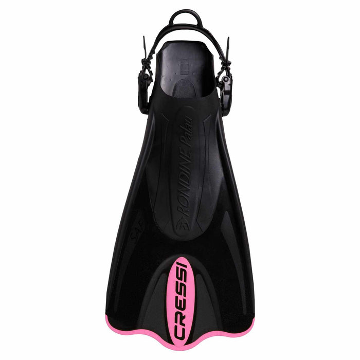 Palmes de snorkeling et de natation Palau Saf Noir-Rose EU 38-41 Cressi CA135438