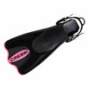Palmes de snorkeling et de natation Palau Saf Noir-Rose EU 38-41 Cressi CA135438