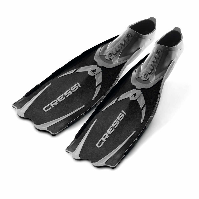 Snorkeling and Swimming Fins Pluma Black EU 39-40-UK 5,5-6,5 Cressi CA175039