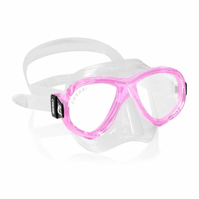 Masque de snorkeling en silicone Perla Enfants Transparent-Rose Cressi DN208440