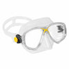 Masque de snorkeling en silicone Marea Transparent-Jaune Cressi DN281010