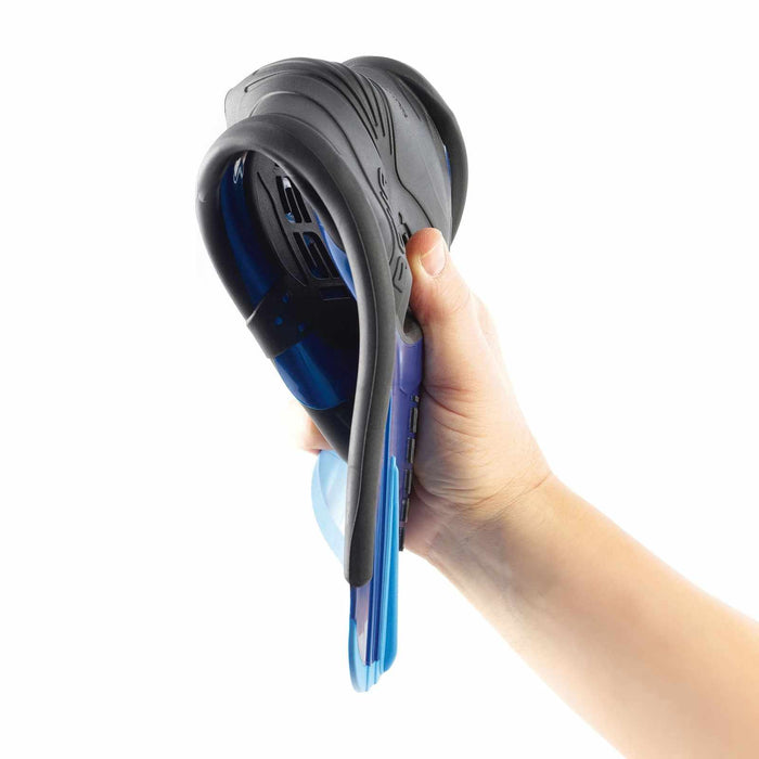 Palmes de plongée et de snorkeling Aqua Short Bleu EU 35-36-UK 2,5-3,5 Cressi DP206235