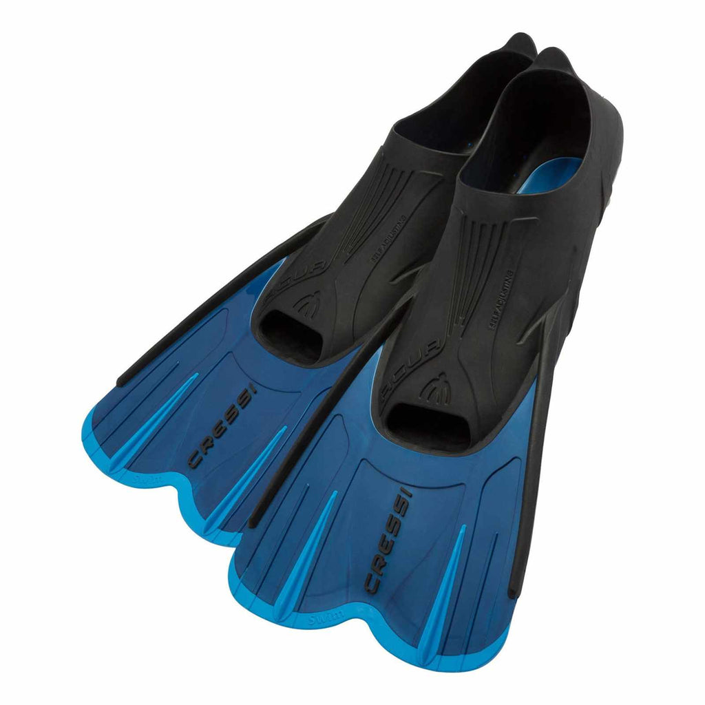 Palmes de plongée et de snorkeling Aqua Short Bleu EU 43-44-UK 8,5-9,5 Cressi DP206243