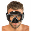 Masque en silicone de plongée Liberty Triside Noir-Dark Cressi DS455050