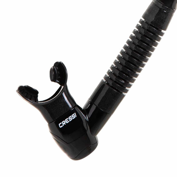Tuyau de snorkeling Itaca Ultra Dry Noir-Foncé Cressi ES290150