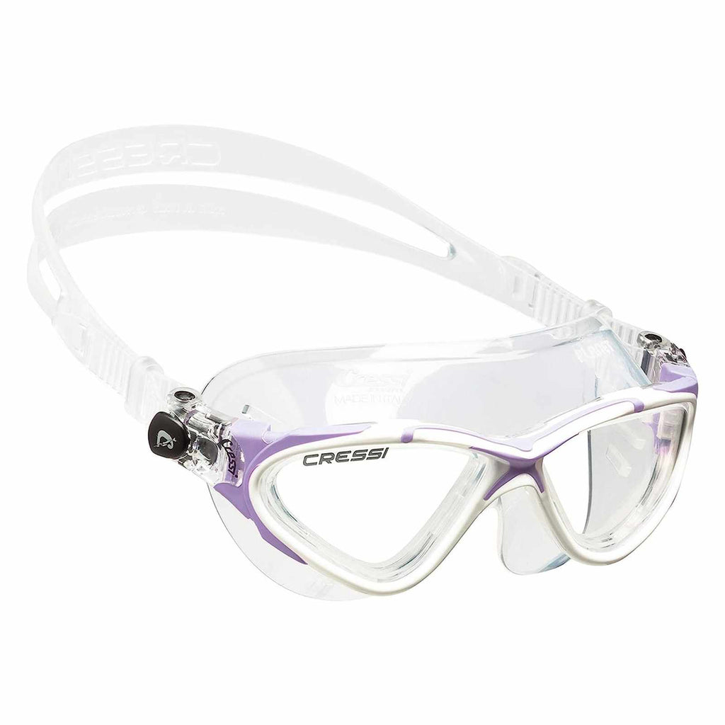 Masque de natation Planet Transparent-Blanc-Lilas Cressi DE202641