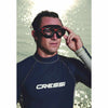 Masque de natation Planet Sombre-Noir-Rouge Lentilles Fumées Cressi DE202758