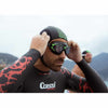 Masque de natation Planet Sombre-Noir-Rouge Lentilles Fumées Cressi DE202758