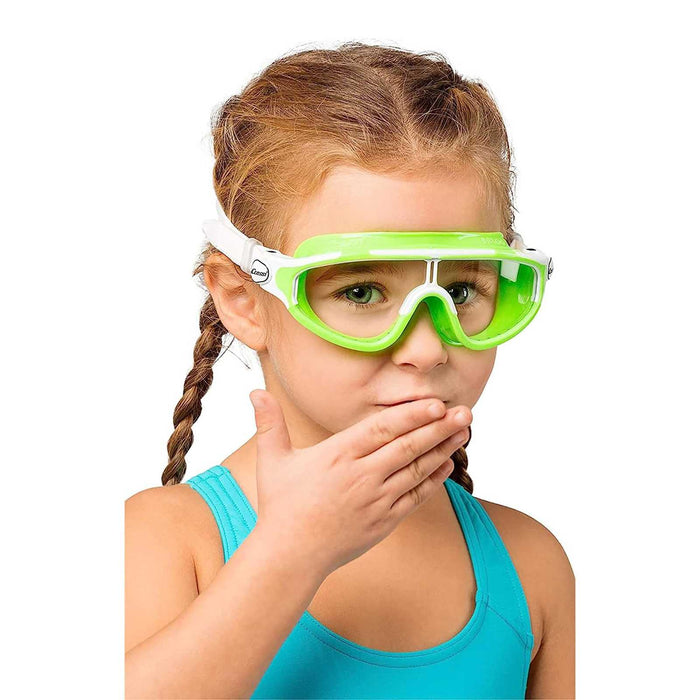 Masque de natation Baloo Enfant Blanc-Lime Cressi DE203267