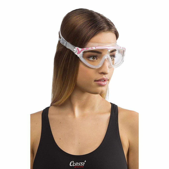 Masque de natation Skylight Transparent-Blanc-Rose Cressi DE203340