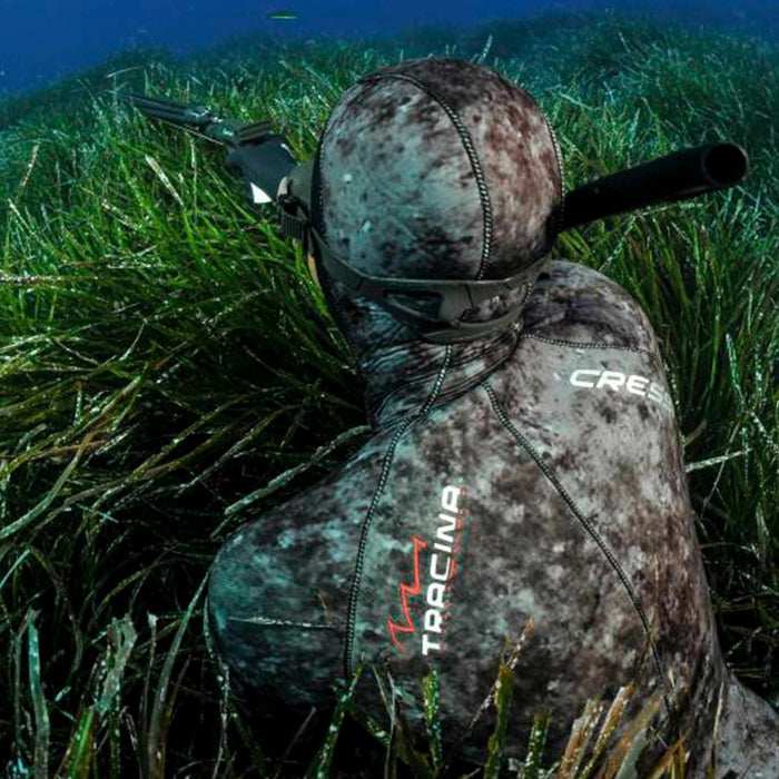 Bas de combinaison de pêche Tracina Ultraspan homme 5mm camo XL-5 Cressi LE465105