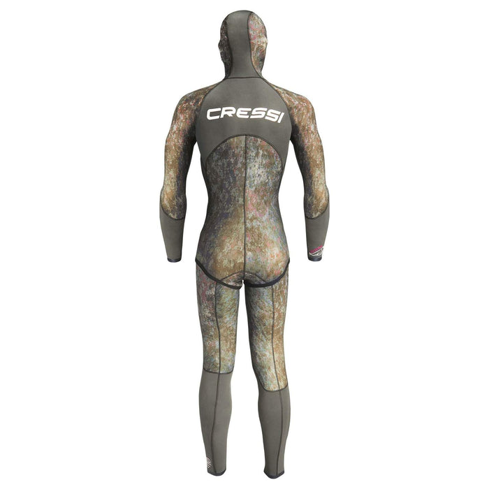 Bas de combinaison de pêche Wetsuit Seppia Ultraspan Homme 3,5mm Camouflage S-2 Cressi LE468102
