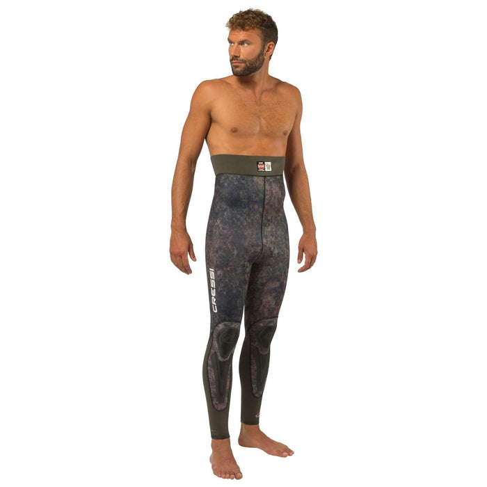 Pantaloni in neoprene da pesca Seppia Ultraspan Uomo 5mm Camo XXL-6 Cressi LE468306