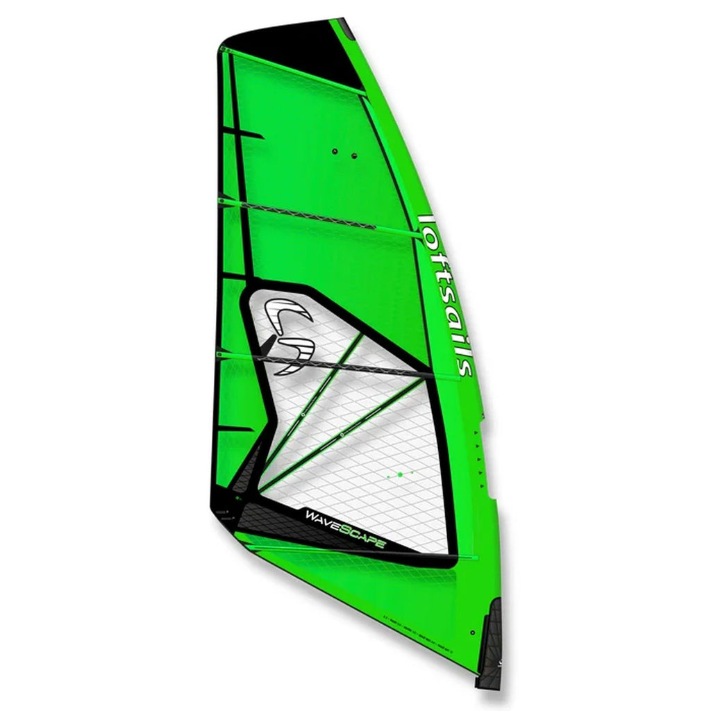 Windsurfsegel Wavescape Grün 2024-25 Größe 4.7 Loftsails LS060012340
