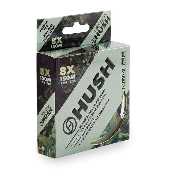 Tresse Hush 8X 150m Diamètre 0,25 Nomura NM34000025