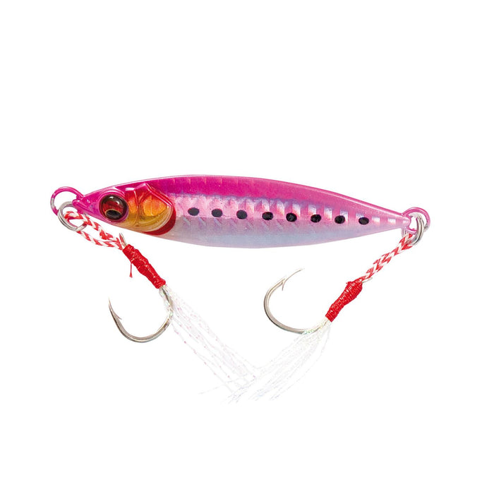 Leurre Splinter Jig Métallique Rose Points Noirs 20g Nomura NM42420120
