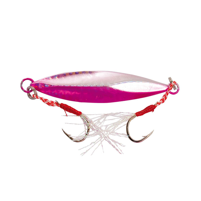 Leurre Splinter Jig Métallique Rose Points Noirs 20g Nomura NM42420120