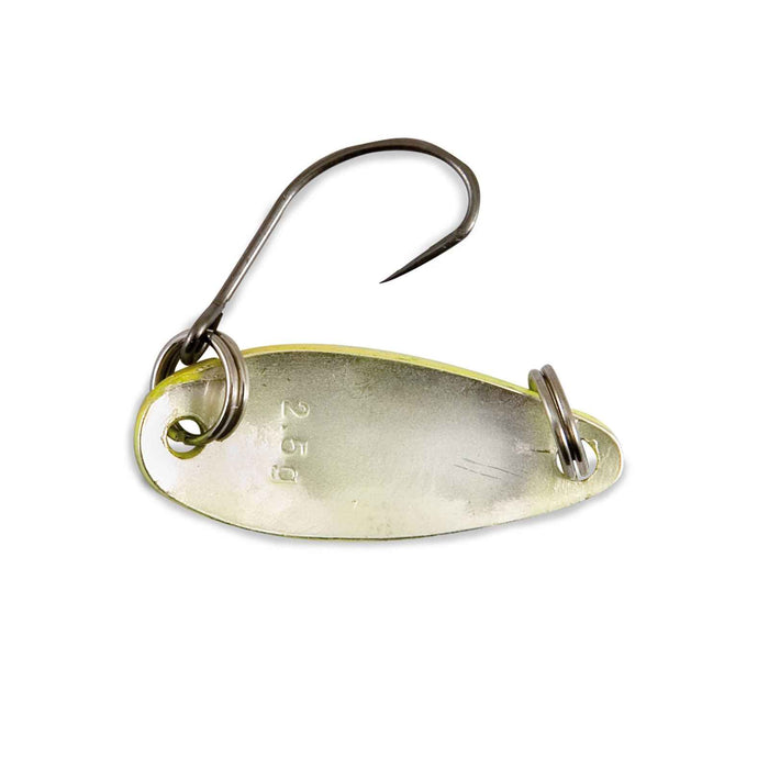 Cuillère Akira Trout Area Fluo Yellow Black Glitter 2g Nomura NM46156120