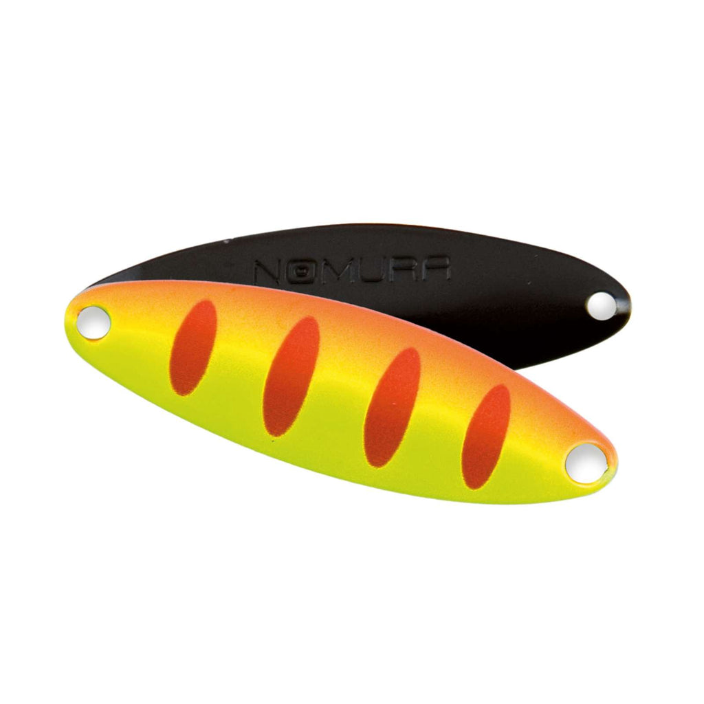 Appât Isei Riu Cuillère Jaune Orange Rayures Rouges 1,40g Nomura NM46470314