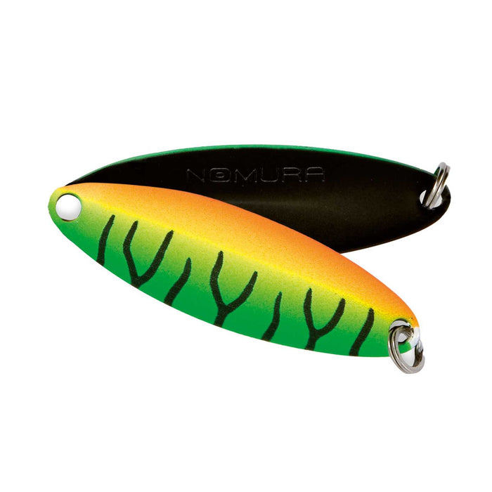 Appât Isei Riu Cuillère Tigre Vert Orange 3,70g Nomura NM46470737