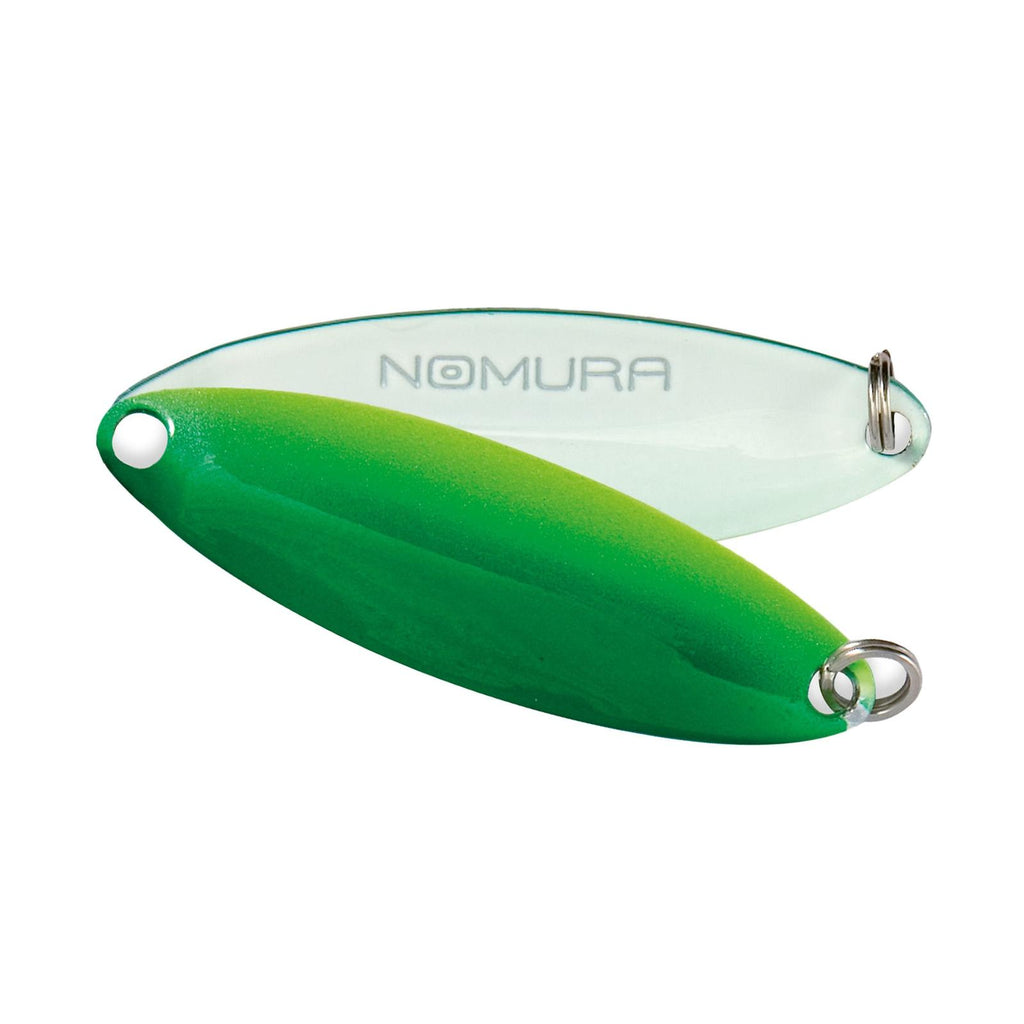 Appât Isei Riu Cuillère Vert Foncé Rayures Jaunes 1,40g Nomura NM46470914