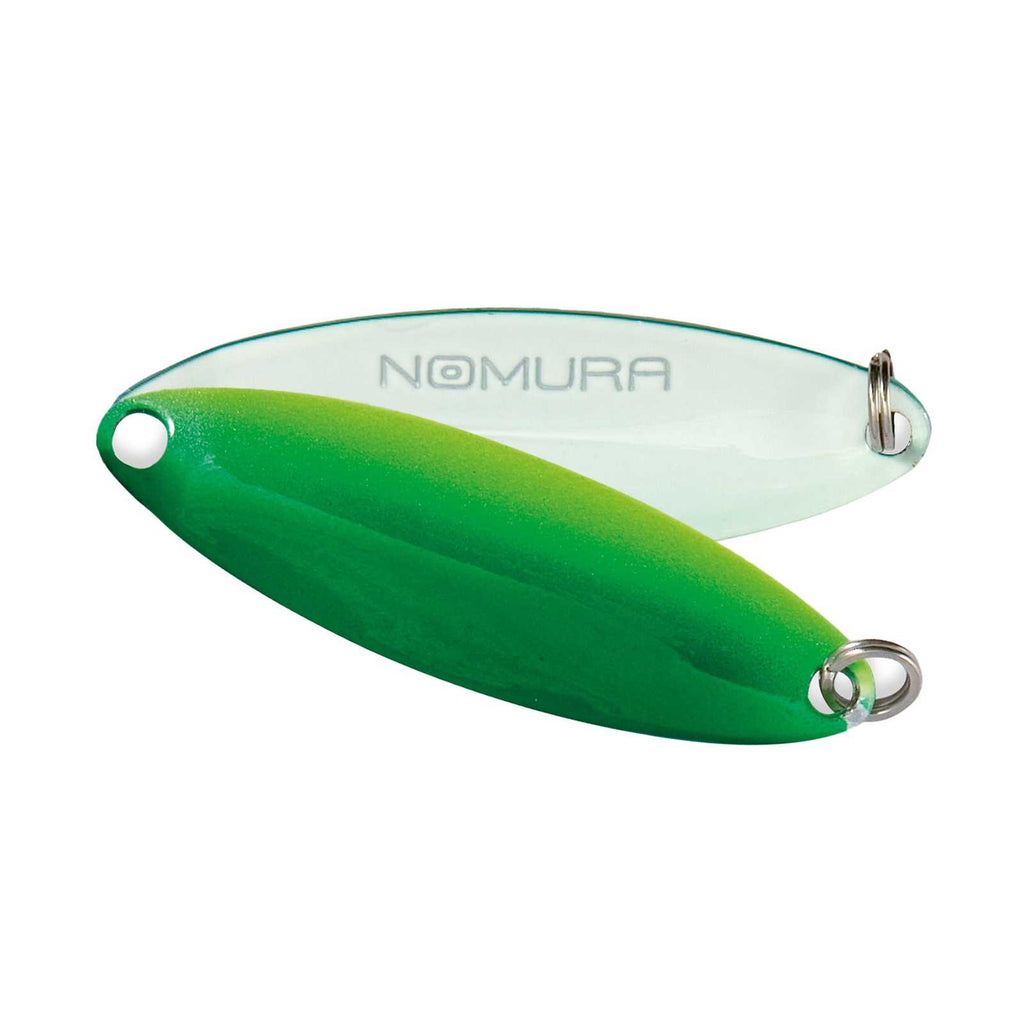 Appât Isei Riu Cuillère Vert Foncé Rayures Jaunes 3,70g Nomura NM46470937