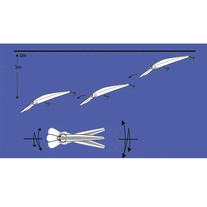 Appât Takuma Silver Shiner 11cm 13g Nomura NM58813611