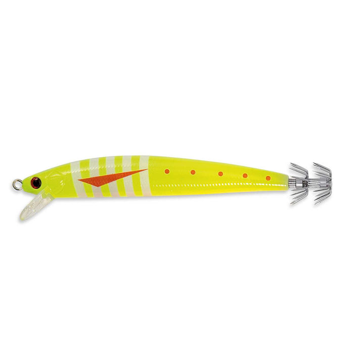 Leur Ika Calamari Fluo Jaune Avec Rayures 12cm 10g Nomura NM61599012