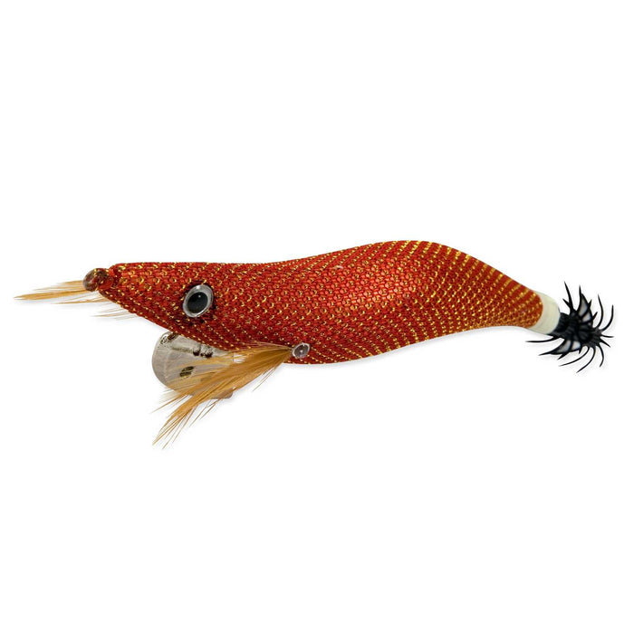 Leurre Eging Calmar de Mer Jig Fluo Rouge Taille 3 Nomura NM69990030