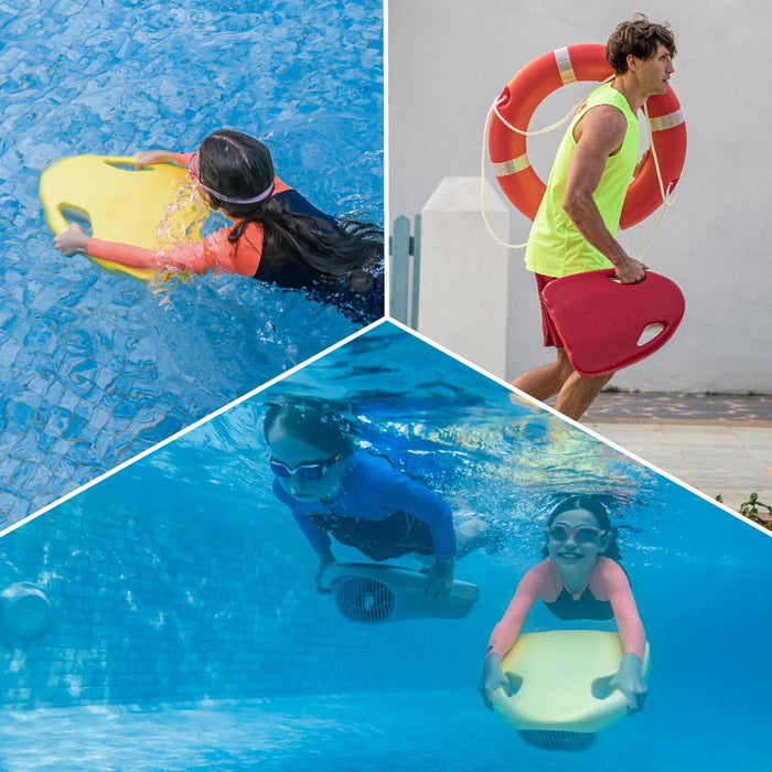 Planche de natation électrique Mako Enfants Jaune Asiwo SS072