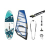 Paquete de windsurf freeride Wind Techno 160D con orza y aparejo Maverick II 7.3 Unifiber UF90